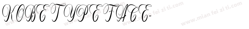 KOBE TYPEFACE字体转换